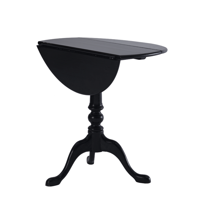 Round Bistro Café Table in Black