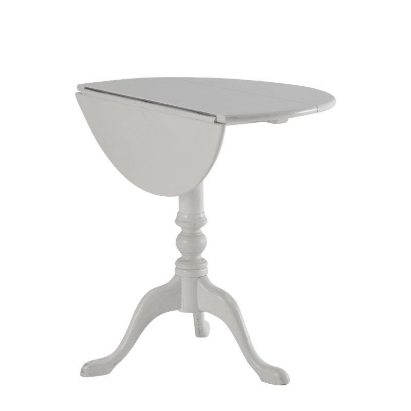 Round Bistro Café Table in White