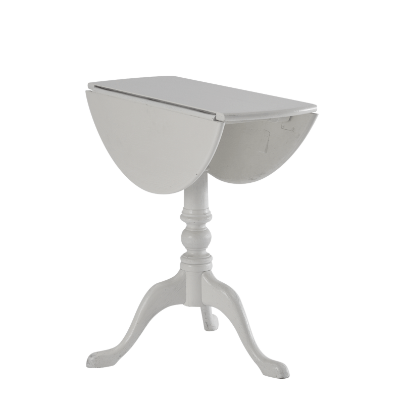 Round Bistro Café Table in White