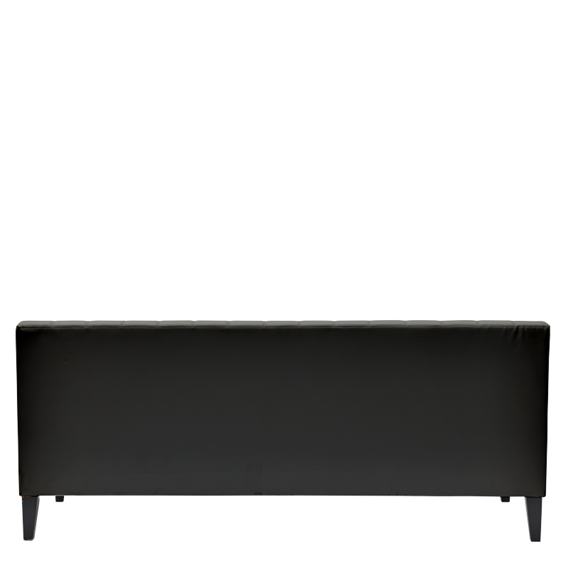 Infinito A Straight Sofa in Black