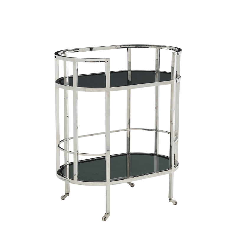 The Collection Drink Trolley in Platinum