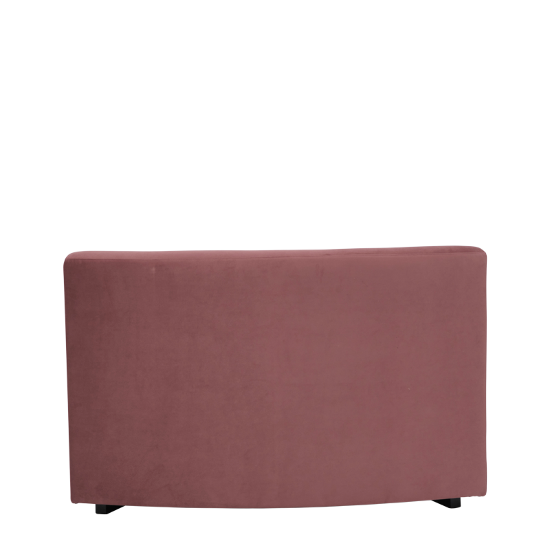 Endless Curve Sofa in Marsala 4.72 ft