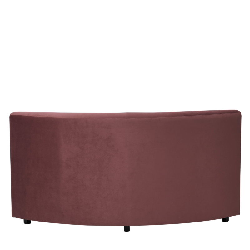 Endless Curve Sofa in Marsala 6.16 ft