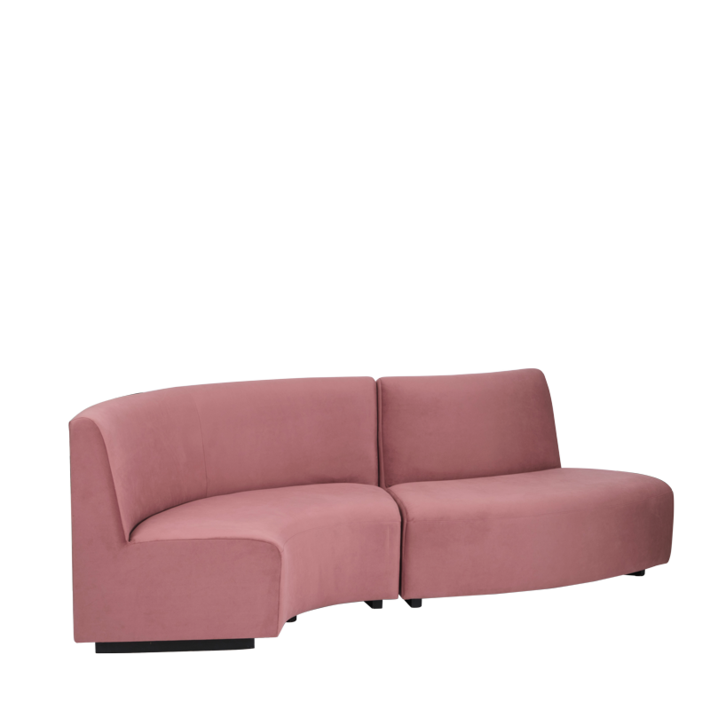 Endless Inverted Sofa in Marsala 4.72 ft