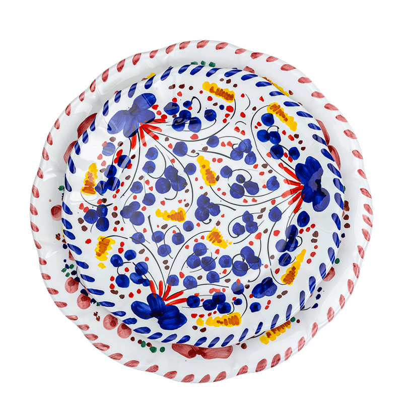 Large plate POPOLO per Vaisselle Vintage Ø 25 cm