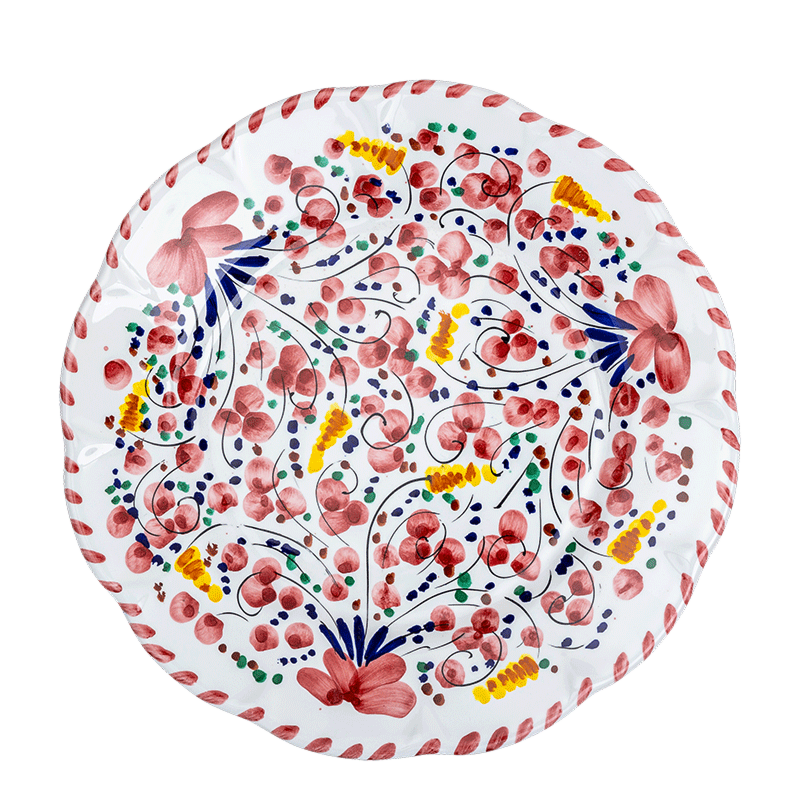 Large plate POPOLO per Vaisselle Vintage Ø 25 cm
