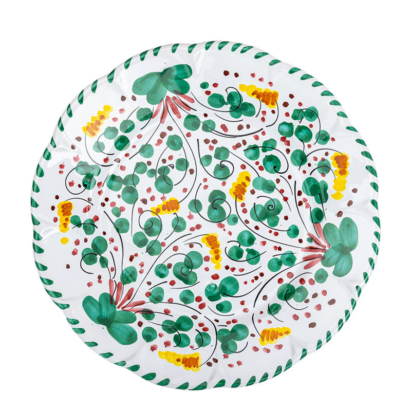 Large plate POPOLO per Vaisselle Vintage Ø 25 cm