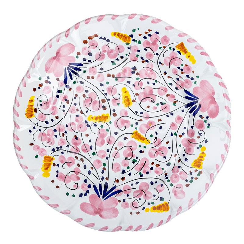Large plate POPOLO per Vaisselle Vintage Ø 25 cm