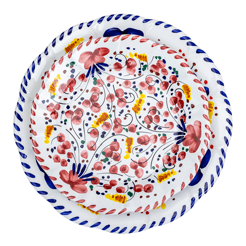 Large plate POPOLO per Vaisselle Vintage Ø 25 cm