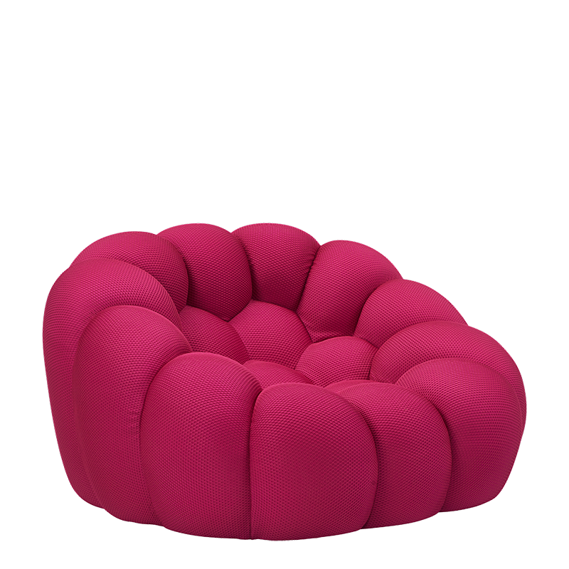 Bubble Armchair in Raspberry