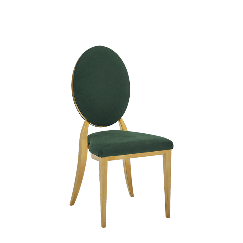 Divine Chair with velvet Forest Green Seat Pad