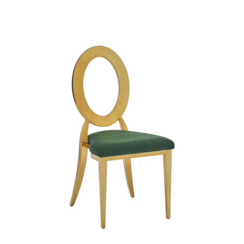 Divine Chair with velvet Forest Green Seat Pad