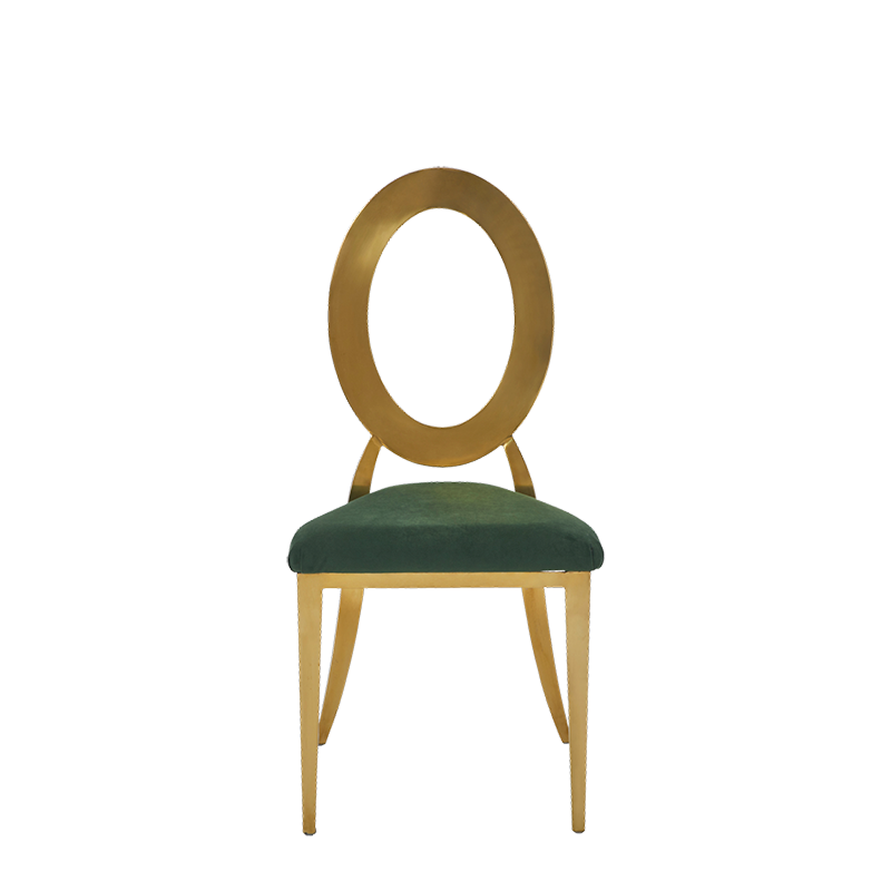 Divine Chair with velvet Forest Green Seat Pad
