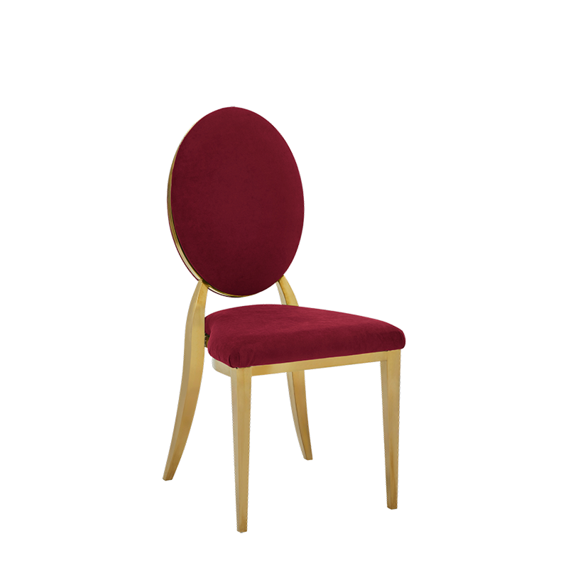 Divine Chair with velvet Red Seat and Back Pad