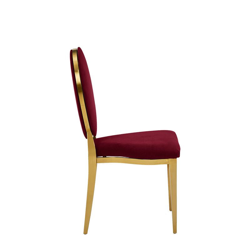 Divine Chair with velvet Red Seat and Back Pad