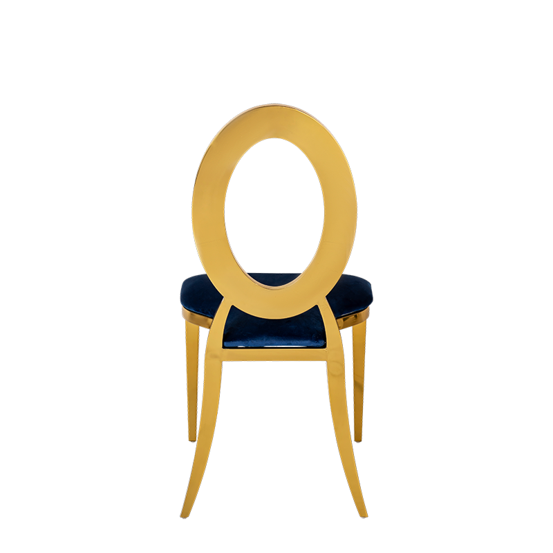 Divine Chair with velvet Blue Seat Pad
