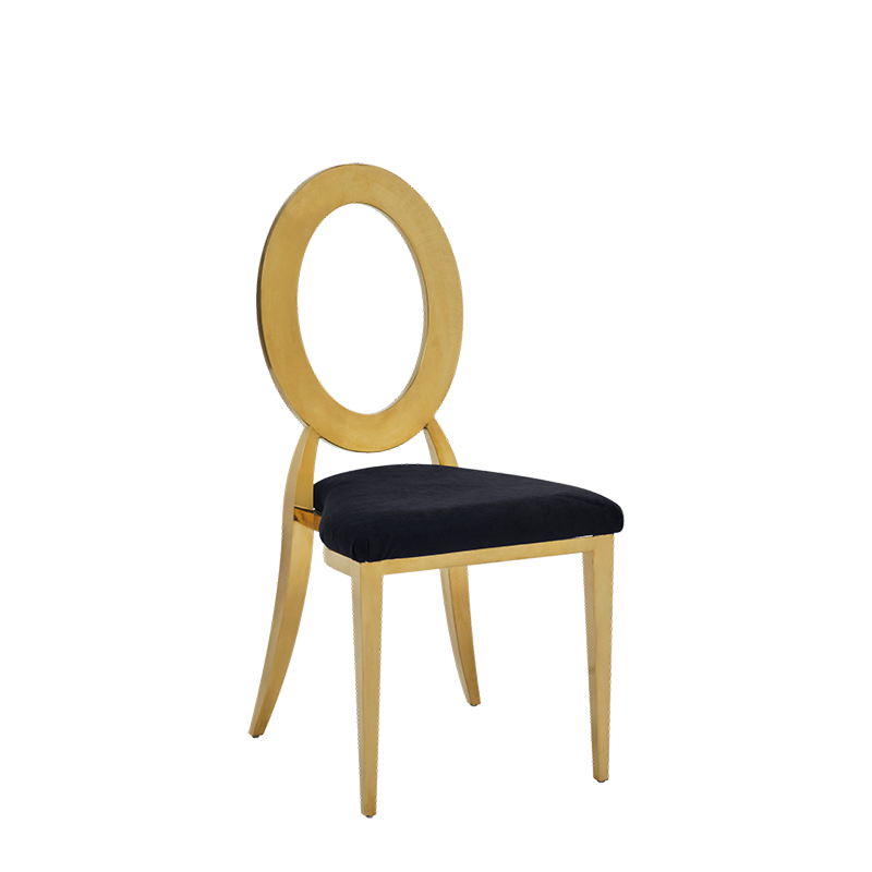 Divine Chair with velvet Black Seat Pad