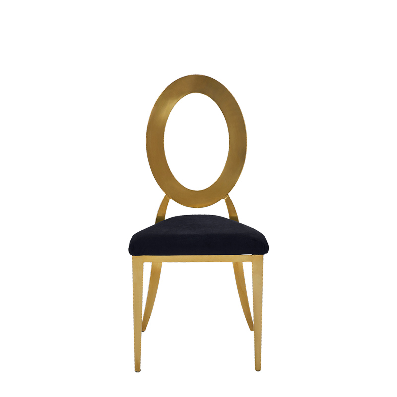 Divine Chair with velvet Black Seat Pad