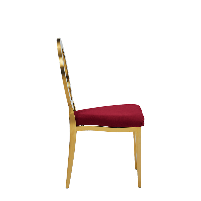 Divine Chair with velvet Red Seat Pad