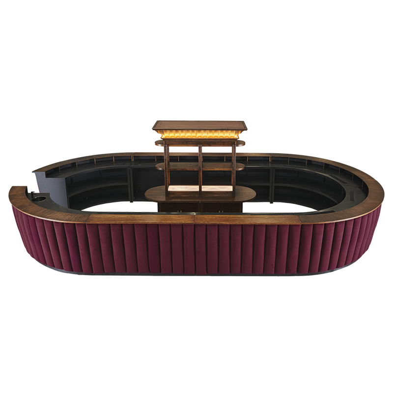 Merlot Bar XL With Back Bar