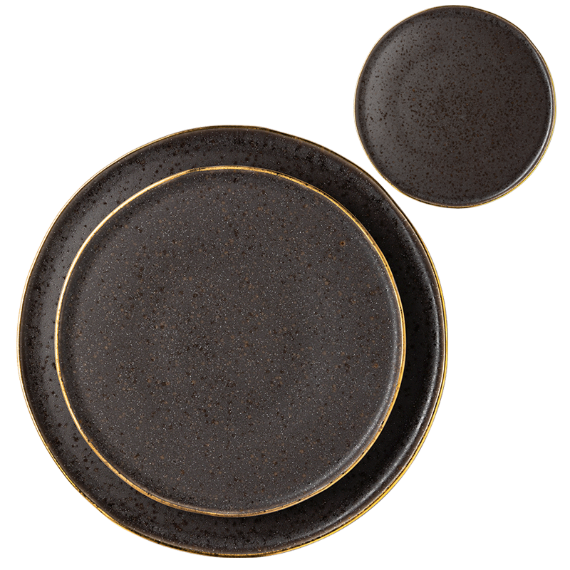 Golden ash Plates