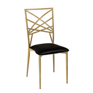 Beverly chair with black seat pad