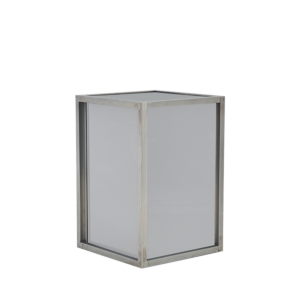 Unico Square Bar - Stainless Steel Frame - Coloured Panels