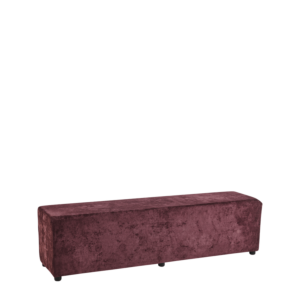 Rochelle Bench in Amethyst Purple Velvet