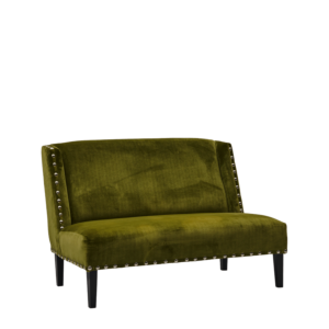 Dilano Sofa in Chartreuse Green Velvet