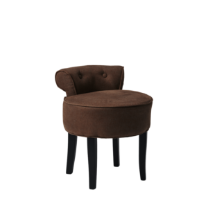 Belgravia Ottoman in Chocolate Fabric