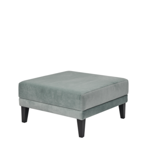 Infinito L Large Square Ottoman in Seafoam Green