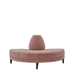 Infinito H Bullnose Sofa in Soft Pink