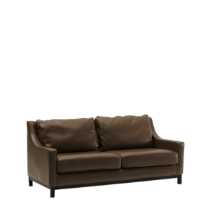 Charlton Taupe Leather Sofa