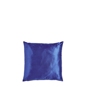 Medium Blue Satin Cushion
