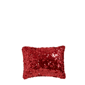 Red Sequined Cushion