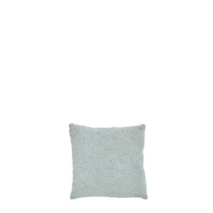 White Silk Cushion with Beads