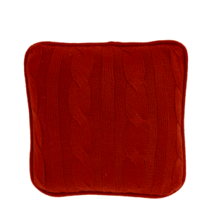 Red Knit Cushion