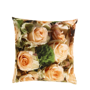 Cushion with Rose Print
