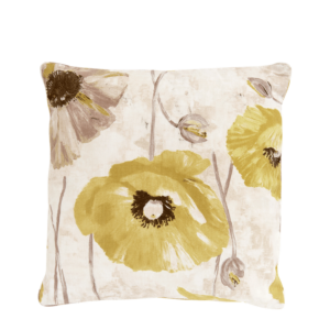 Gold Poppy Cushion