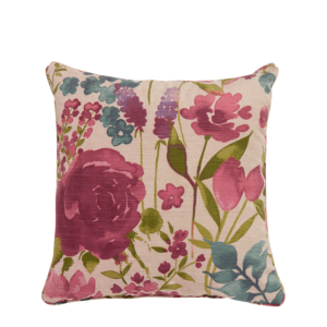 Cushion with Summer Floral Print