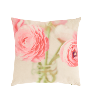 Cushion with Peonie Print