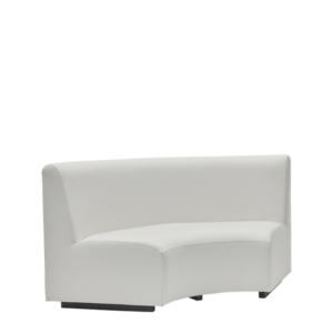 Endless Curve Sofa in White 6,16ft