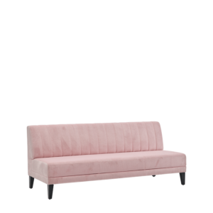 Infinito Straight Sofa in Ballet Pink Velvet
