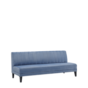 Infinito Straight Sofa in Powder Blue Velvet