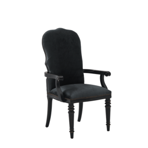 Lindy Armchair in Blue-Grey Velvet
