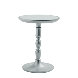 Baroque Occasional Table in Silver