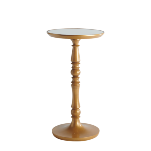 Baroque Poseur Table in Gold