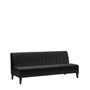 Infinito A Straight Sofa in Black