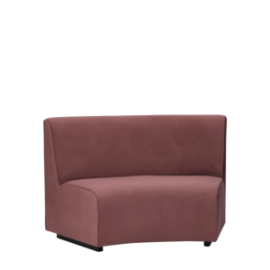 Endless Curve Sofa in Marsala 4.72 ft