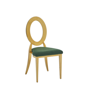 Divine Chair with velvet Forest Green Seat Pad